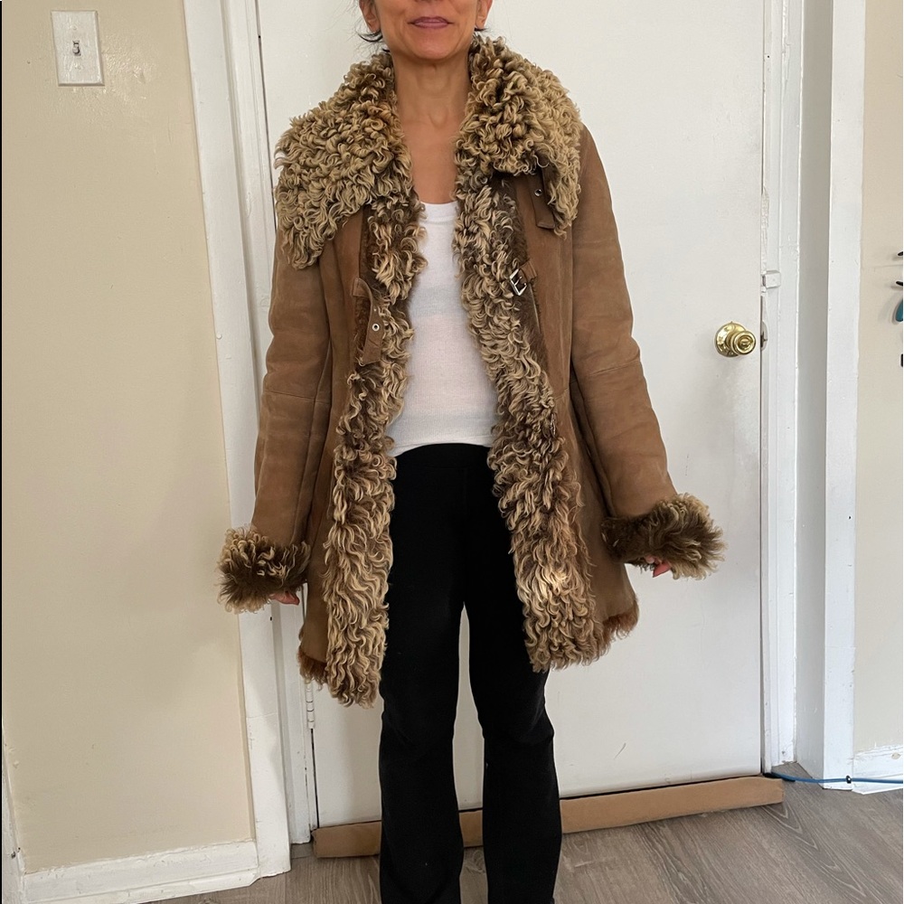 1990’s Vintage Genuine Shearling Coat Medium